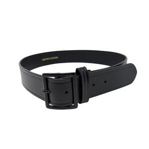 Cobra Tufskin Black Leather‎ Belt Men's Size 32 Industrial Grunge Casual Rugged